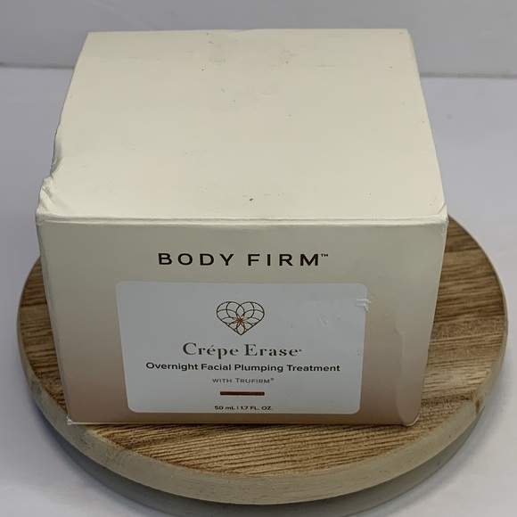 Body Firm Crepe Erase Overnight Facial Plumping Treatment 1.7 fl oz New